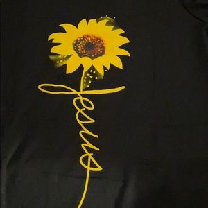 Jesus shirt sleeve t-shirt.